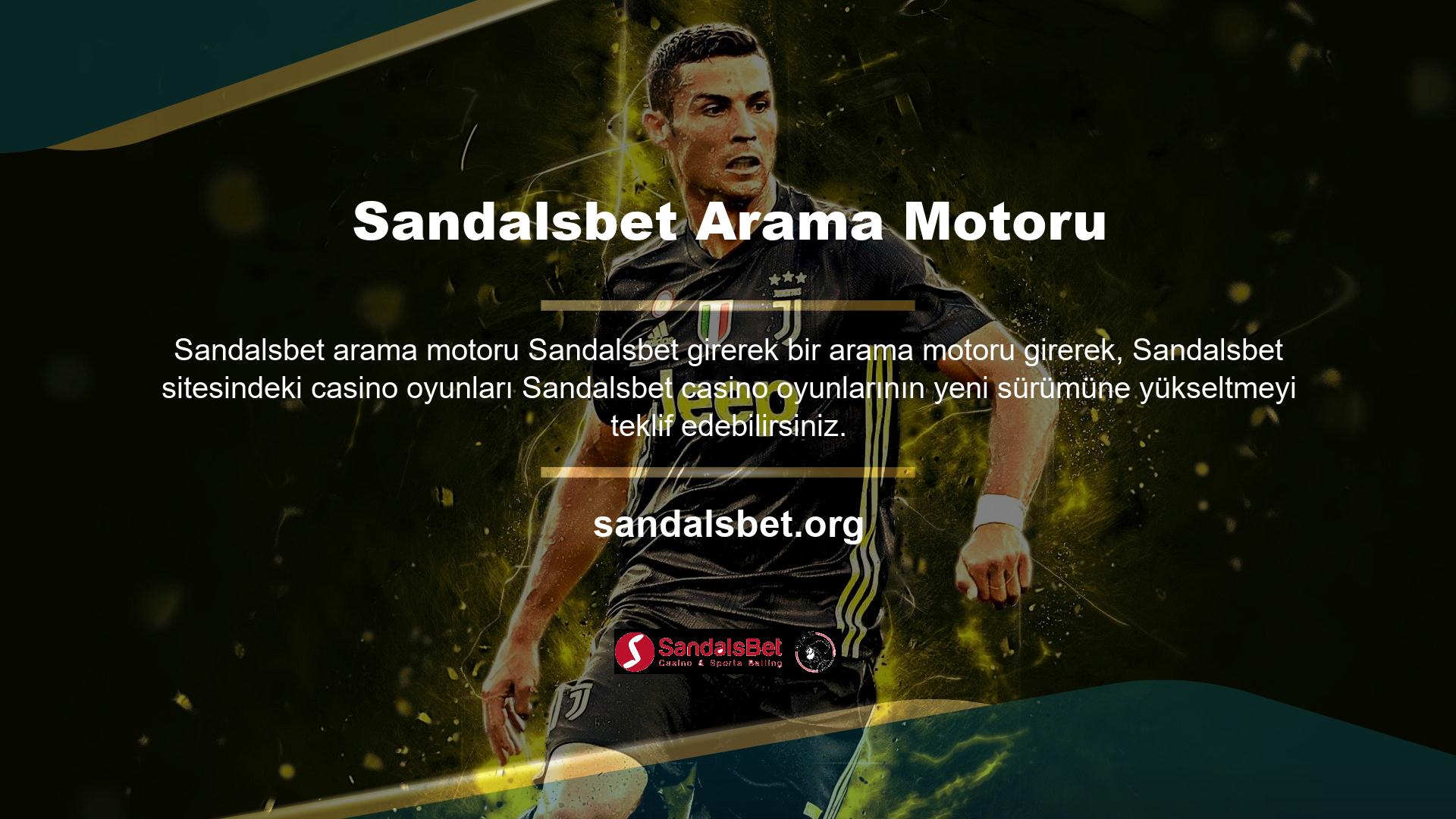 Web sitesine giriş yaptığınızda, ana sayfadaki oyun seçeneği web sitesinde bilinen oyunları görüntüler