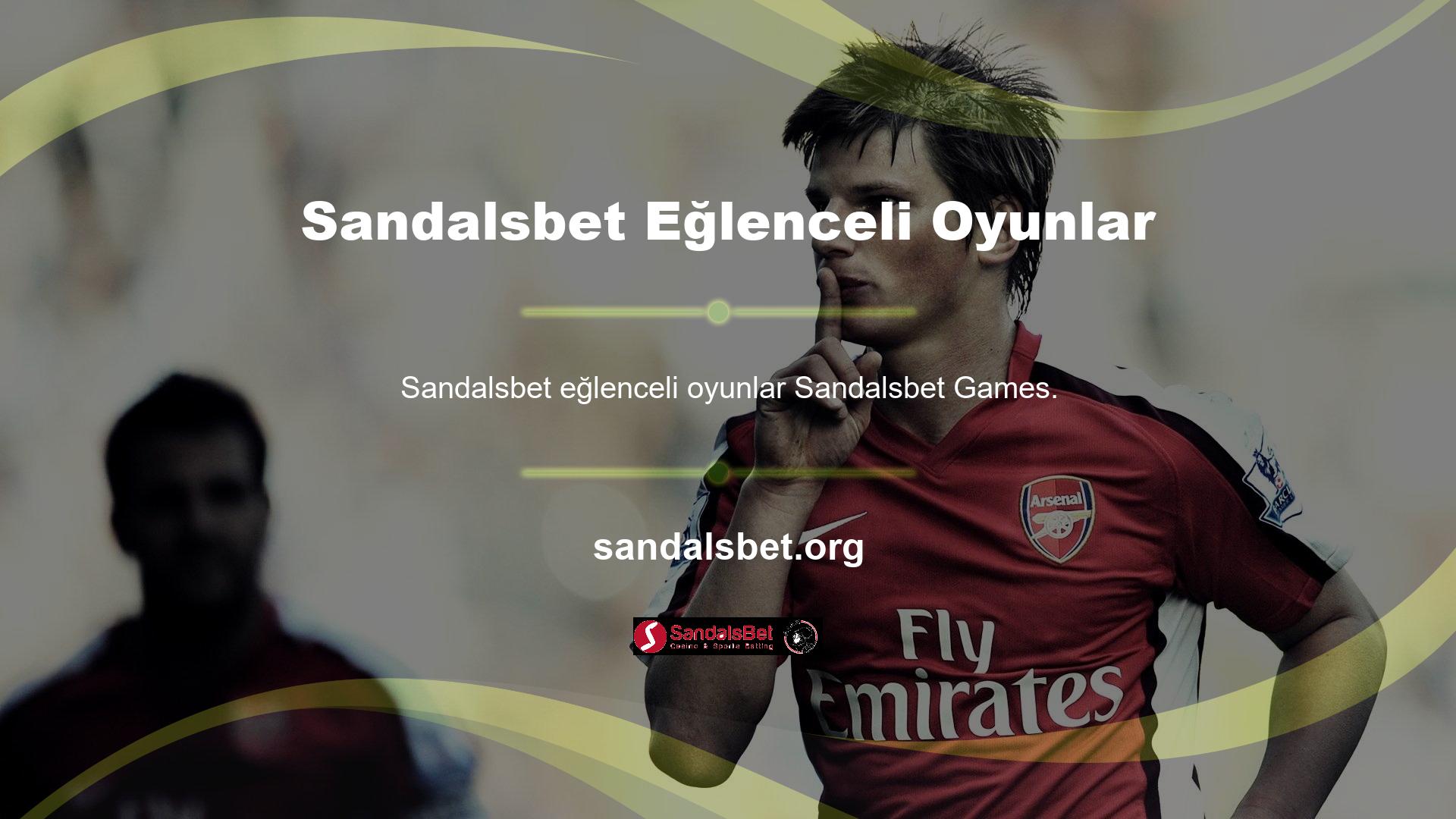 Ayrıca Bingo gibi gerçekten eğlenceli bir alternatif siteyi entegre eden Sandalsbet Games adlı bir şans oyunu içerir